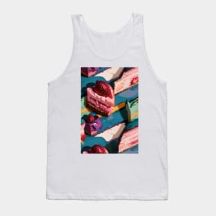 Moody Strawberry cake and Frosting Tank Top